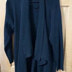 Torrid Black Open-Front Cardigan